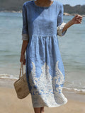 clara | floral print midi dress