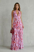 sophie | halter floral maxi dress