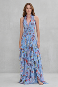 sophie | halter floral maxi dress