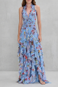 sophie | halter floral maxi dress
