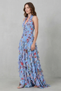 sophie | halter floral maxi dress