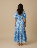 emma | floral v-neck dress
