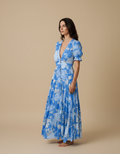 emma | floral v-neck dress