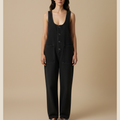 emma | cotton denim overalls