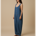 emma | cotton denim overalls