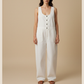 emma | cotton denim overalls