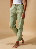Aria | cotton drawstring trousers
