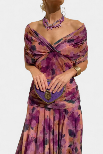 clara | elegant flowy dress