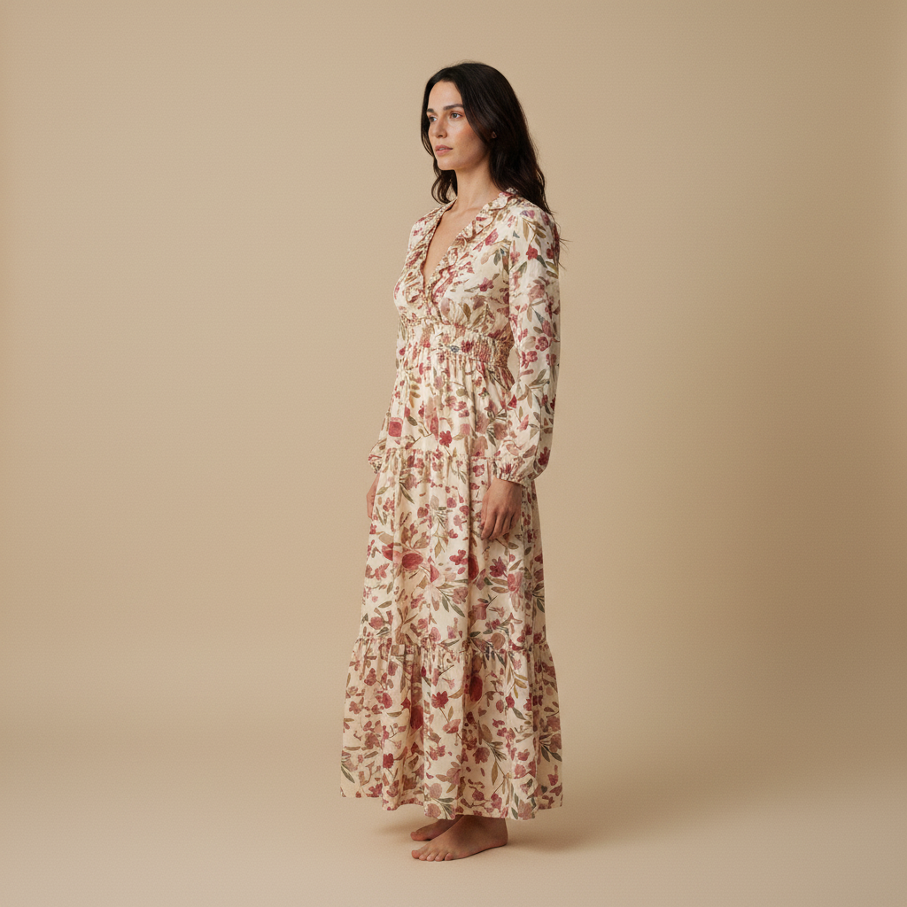 emma | floral maxi dress
