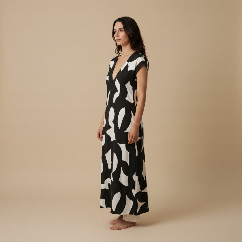 emma | v-neck dress