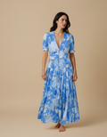 emma | floral v-neck dress