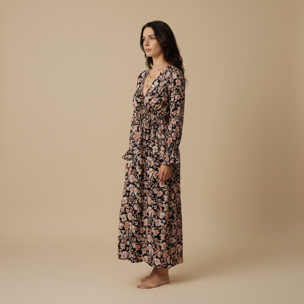 emma | floral maxi dress