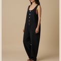 emma | cotton denim overalls
