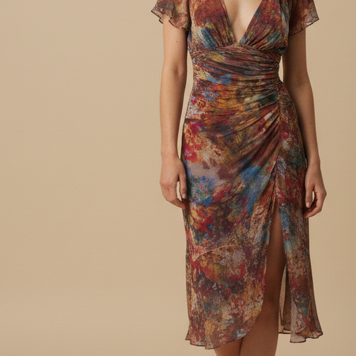 emma | boho midi dress