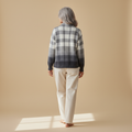amara | ombre plaid cardigan