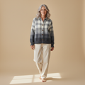 amara | ombre plaid cardigan