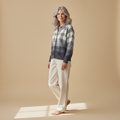 amara | ombre plaid cardigan
