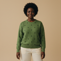margot | polka knit sweater