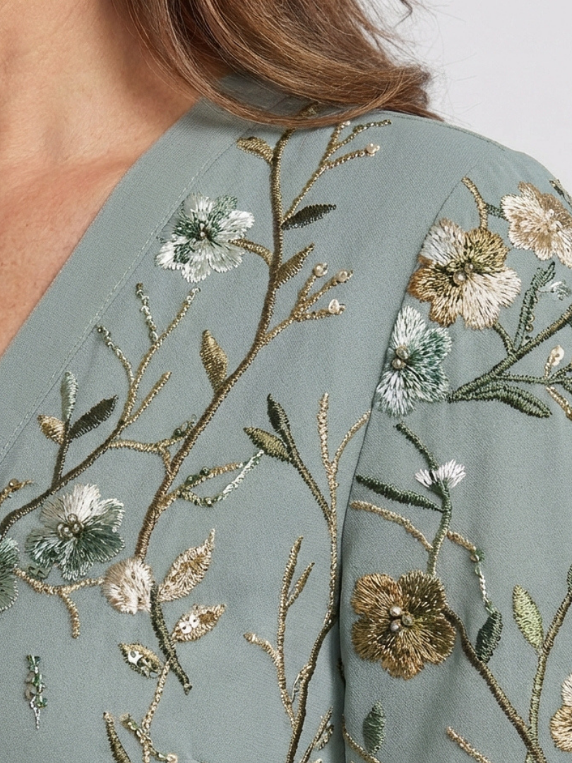 grace | floral v-neck maxi dress