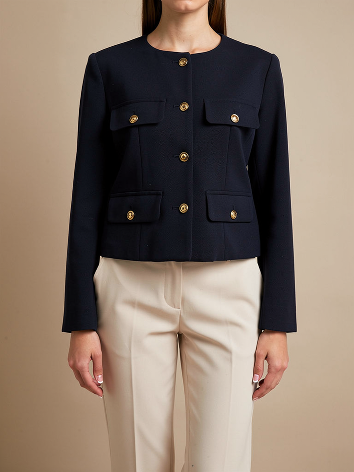 isla | tweed cropped jacket