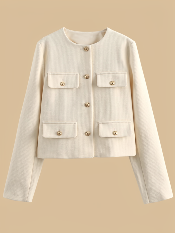 isla | tweed cropped jacket