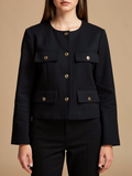 isla | tweed cropped jacket