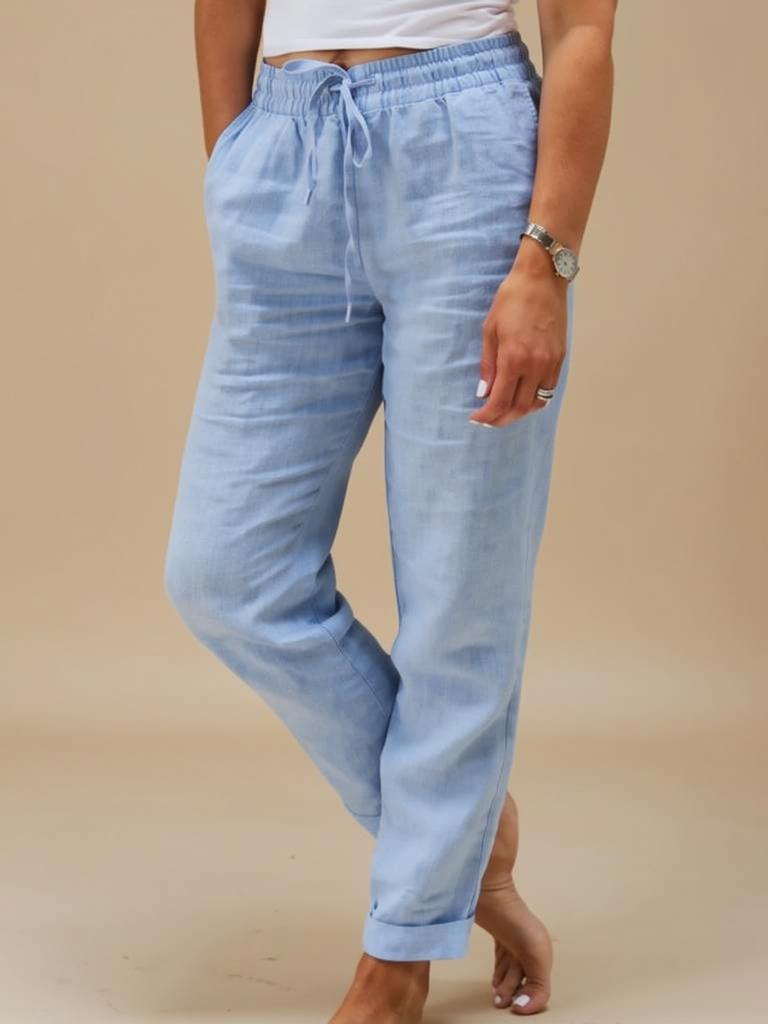 Aria | cotton drawstring trousers