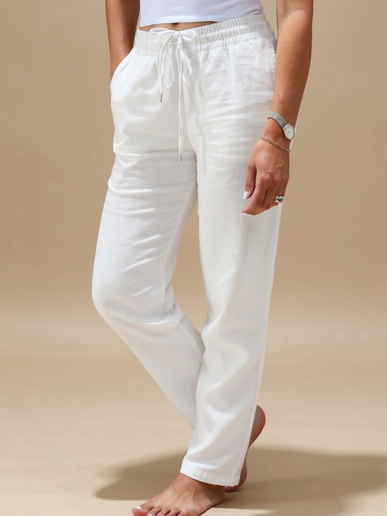 Aria | cotton drawstring trousers