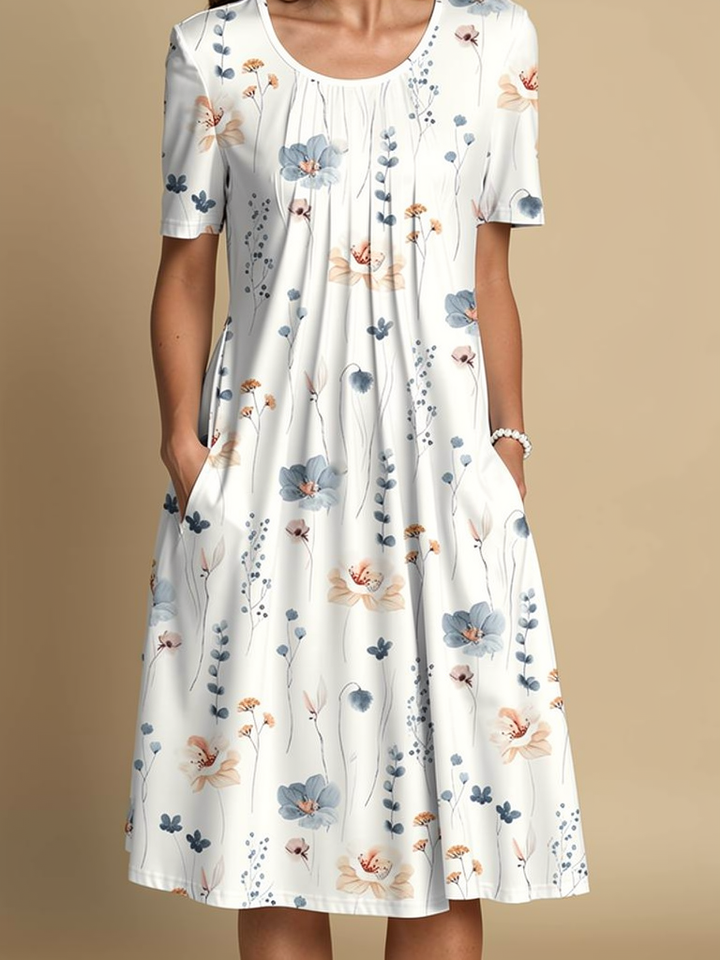 mae | lace trim summer dress