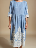 clara | floral print midi dress