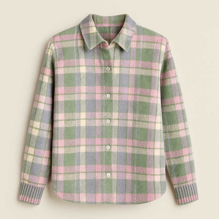 margot | pastel plaid cardigan