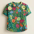 amara | watercolor floral shirt
