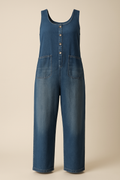 emma | cotton denim overalls