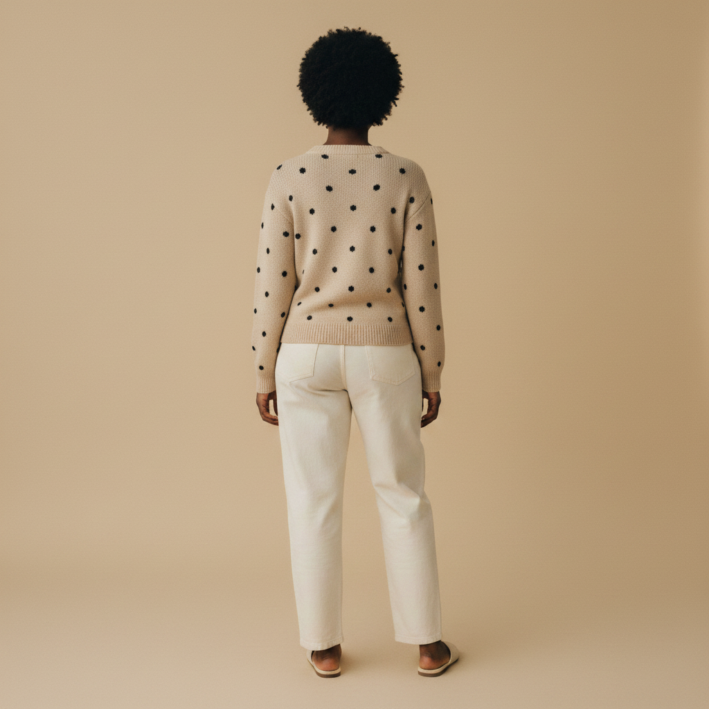 margot | polka knit sweater