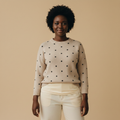 margot | polka knit sweater