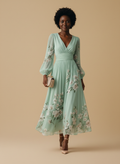 amara | floral midi dress