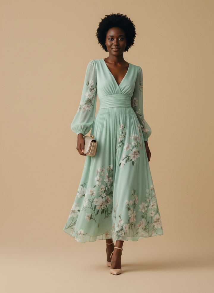 amara | floral midi dress
