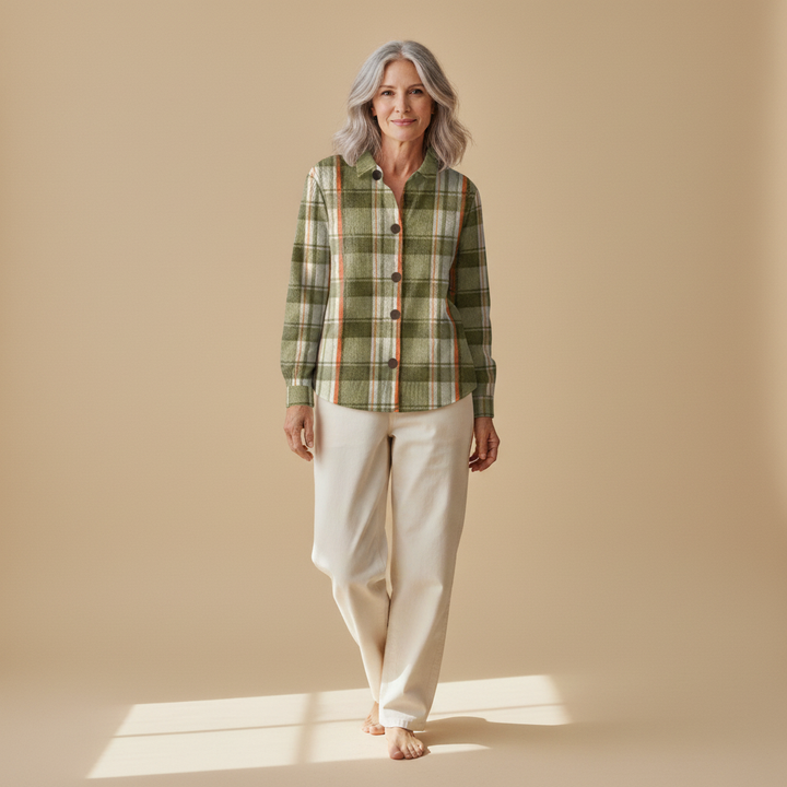 margot | plaid cardigan