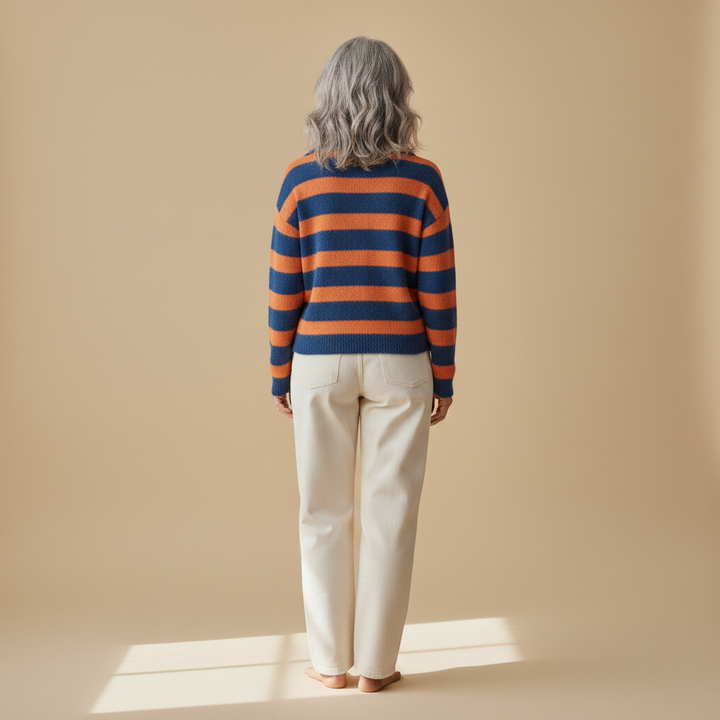 margot | striped cardigan