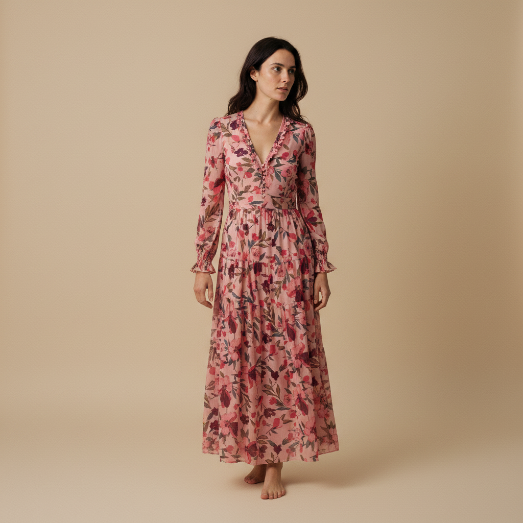 emma | floral maxi dress