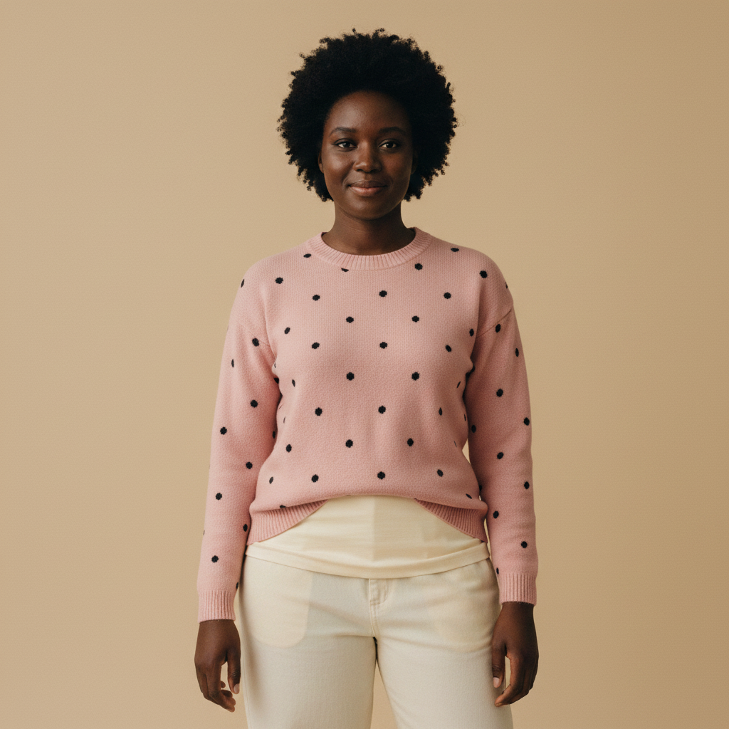 margot | polka knit sweater
