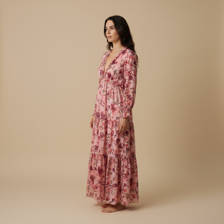emma | floral maxi dress