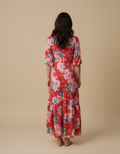 emma | floral v-neck dress