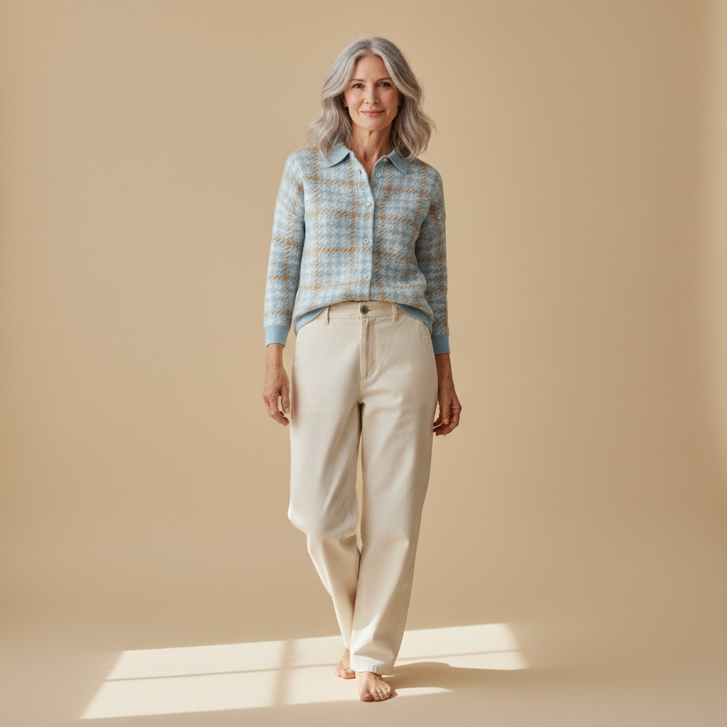 margot | plaid knit