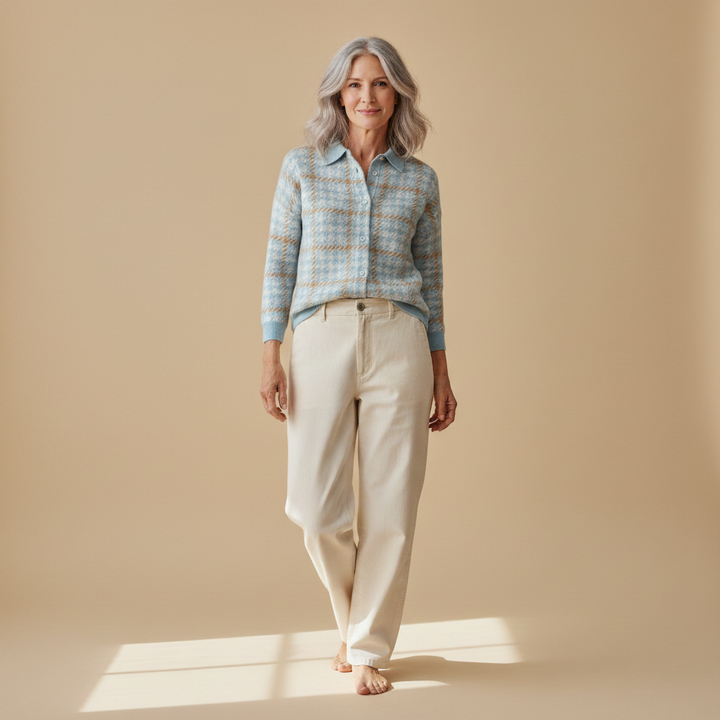 margot | plaid knit