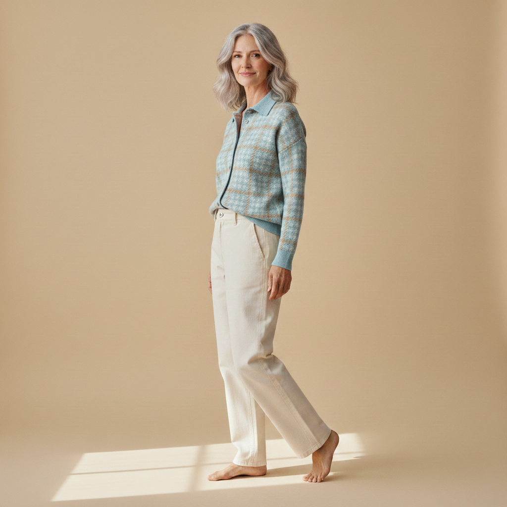margot | plaid knit